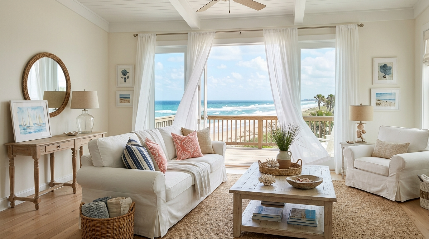 14 Breezy Coastal Decor Ideas for a Beachy Relaxed Atmosphere